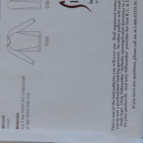 Silhouette Patterns Knit top - Picture 13 of 14